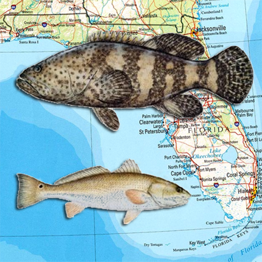 Texas Fishing Reef Maps icon