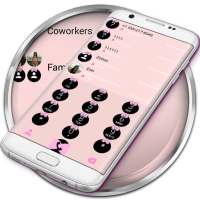 Dialer Ribbon Pink Pastel Theme on 9Apps