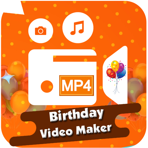 Birthday video maker with song - Live Video Maker आइकन