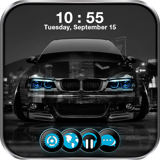 Black BMW Theme Icon Pack icon