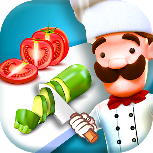 Perfect Fruit Veg Chop Slice Chef 3D icon