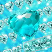 Blue Heart Diamond keyboard icon