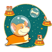 Galaxy Corgi icon