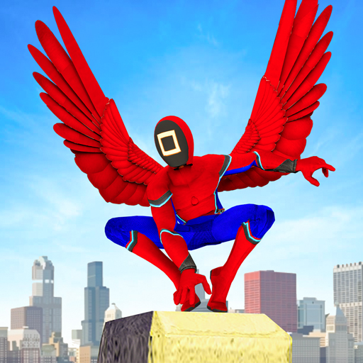 Flying Spider Rope Hero Games icon