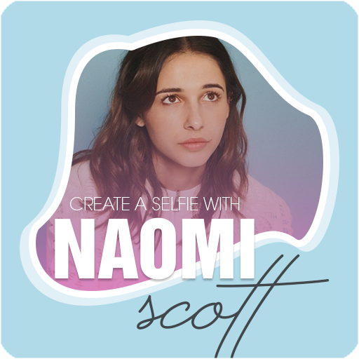 Create a selfie with Naomi Scott icon