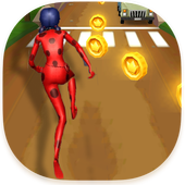 Subway Lady Runner :Super Adventure 3D Game icon