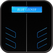 blue GO locker theme icon