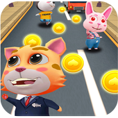 Talking Cat Rush - Subway &amp; Bus Tom Run 3D icon