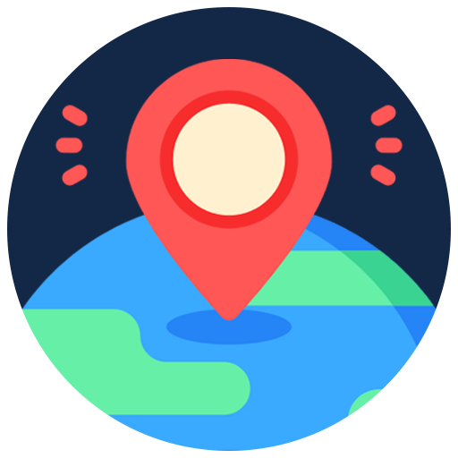 Location tracker: location sharing&amp;GPS coordinates icon