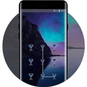 Lock theme for google pixel fancy sky wallpaper أيقونة