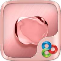 RoseGold Apple GOLauncherTheme on 9Apps