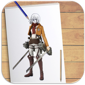 How to Draw Attack on Titan Characters أيقونة