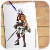 How to Draw Attack on Titan Characters on 9Apps