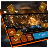 VR game keyboard orange