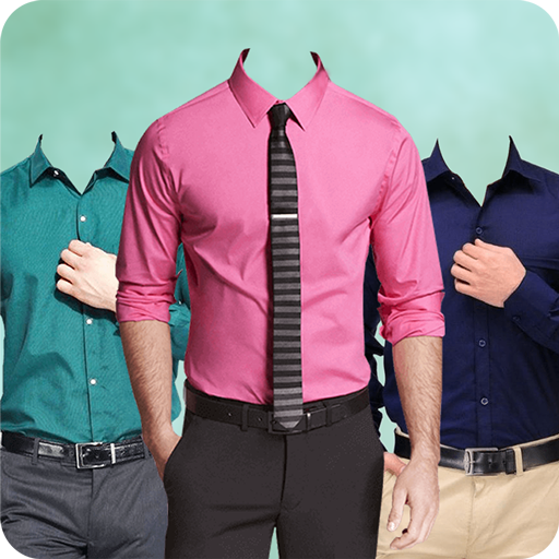 Man Shirt Photo Suit Montage أيقونة