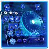 Blue Tech Keyboard Theme on 9Apps