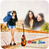 Miss You Photo Frame icon