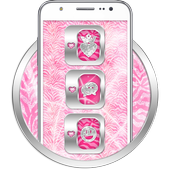 Pink &amp; Wild Zebra icon
