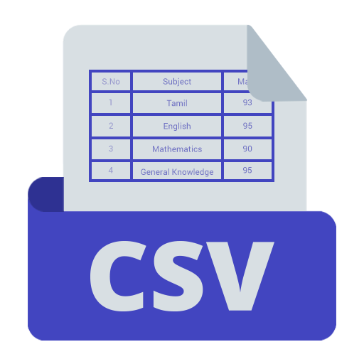 CSV file Create Edit &amp; Viewer icon