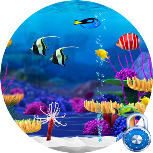 Aquarium Lock Screen Free icon