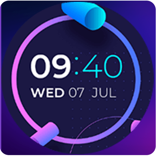 Smart clock live wallpaper icon