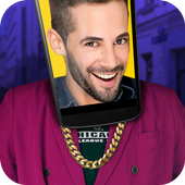 90s suit camera icon