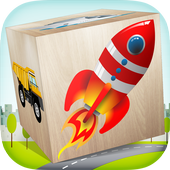 Cars Blocks game for kids icon