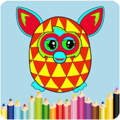 How to color The Furby Bubble Boom icon