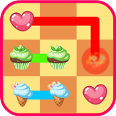 Draw Line Connect Sweet Candy icon