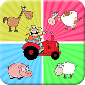 Farm Animal Matching Games icon