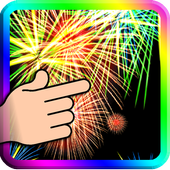 3D Fireworks Display LWP icon