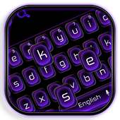 Cool Black Purple Keyboard Theme on 9Apps