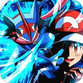 Ash and Greninja Wallpaper