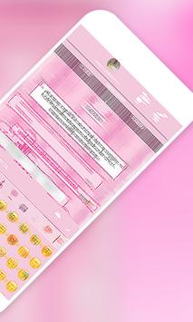 Tema Wa Pink Transparan Wallpaper screenshot 4