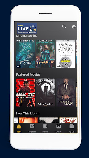 Live TV channels online guide screenshot 1