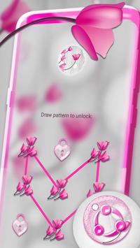 White and Pink Flower Launcher Theme screenshot 5