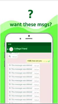 Restore: whats Deleted Messages screenshot 5