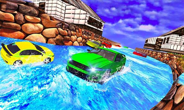 Water Slide Real Car Racing screenshot 4