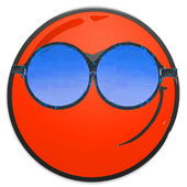 Blue Ball 4 groovy icon
