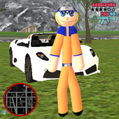 Stick Ninja Rope Hero Ninja Gangstar Crime Fight icon