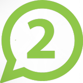 Two account for WhatsApp icon