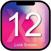 OS 12 Lock Screen – Phone X Locker أيقونة