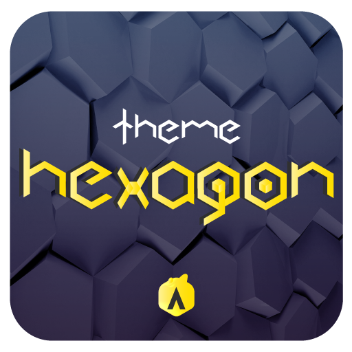 Apolo Hexagon - Theme, Icon pack, Wallpaper icon