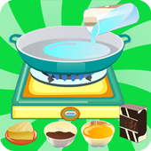 games cooking chocolate girl icon