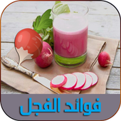 فوائد الفجل بدون نت أيقونة