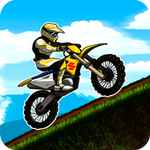 Moto wheelie game icon