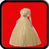 Princess Dress Girl Photo Suit icon