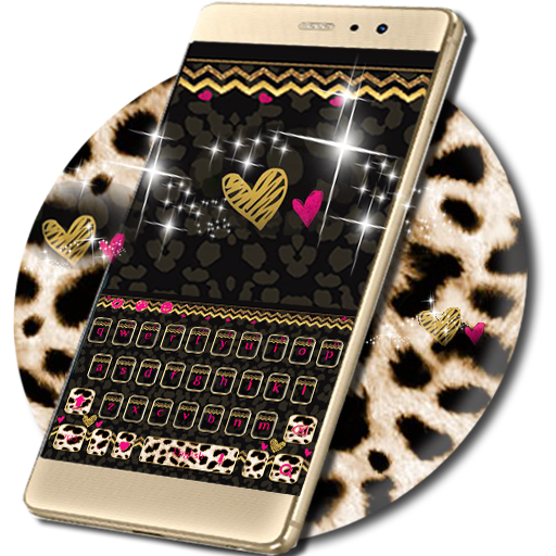 Luxury leopard Keyboard Theme icon