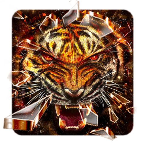 Fire Tiger Launcher Theme Live HD Wallpapers icon