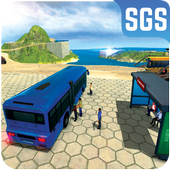 Real Extreme Modern Offroad Hill Bus Simulator icon